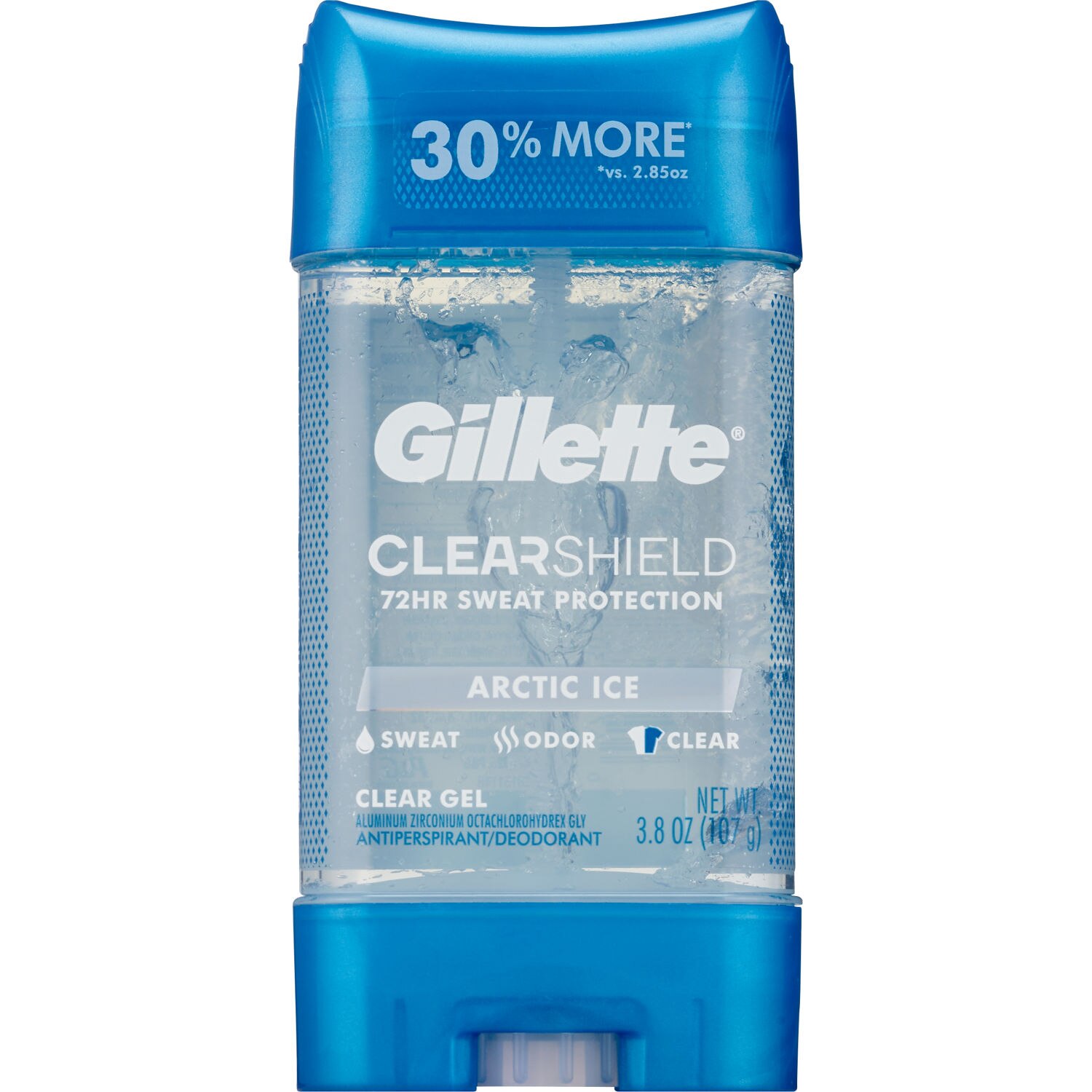 Gillette Antiperspirant/Deodorant Clear Gel Arctic Ice, 3.8 OZ