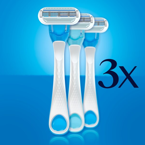 Gillette Venus Oceana 3-Blade Disposable Razors, 3 CT