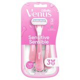 Gillette Venus Sensitive 3-Blade Disposable Razor, 3 CT, thumbnail image