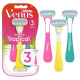 Gillette Venus Tropical 3-Blade Disposable Razor, 3 CT, thumbnail image