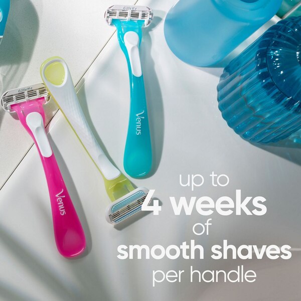 Gillette Venus Tropical 3-Blade Disposable Razor, 3 CT