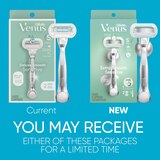 Gillette Venus Deluxe Smooth Sensitive 5-Blade Razor + 2 Razor Blade Refills, thumbnail image 3 of 10