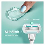 Gillette Venus Extra Smooth Sensitive 5-Blade Razor + 2 Razor Blade Refills, thumbnail image