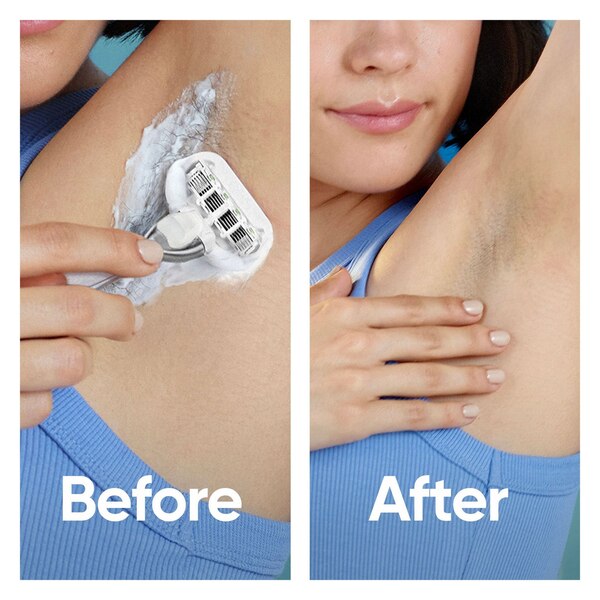 Gillette Venus Sensitive Deluxe Smooth 5-Blade Razor Blade Refills, 4 CT