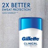Gillette Clinical Protection 72-Hour Clear Gel Antiperspirant & Deodorant Stick, Cool Wave, 1.6 OZ, thumbnail image 5 of 7