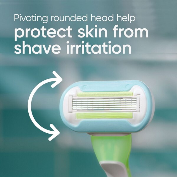 Gillette Venus Extra Smooth 5-Blade Disposable Razors, 2 CT