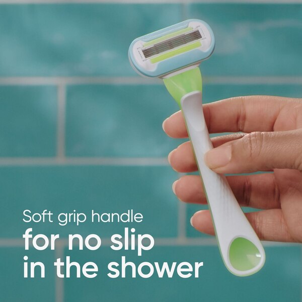 Gillette Venus Extra Smooth 5-Blade Disposable Razors, 2 CT