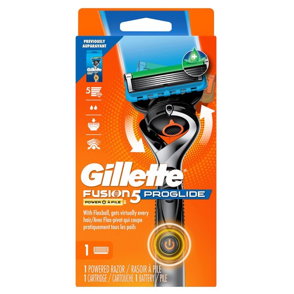 Gillette ProGlide Power 5-Blade Razor + 1 Razor Blade Refill