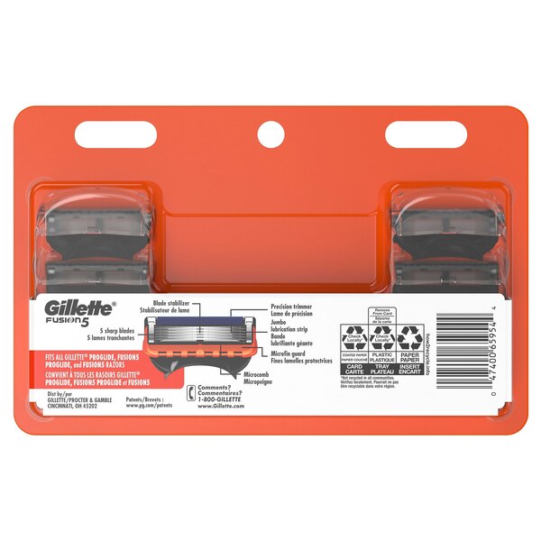 Gillette Fusion5 5-Blade Razor Blades Refills