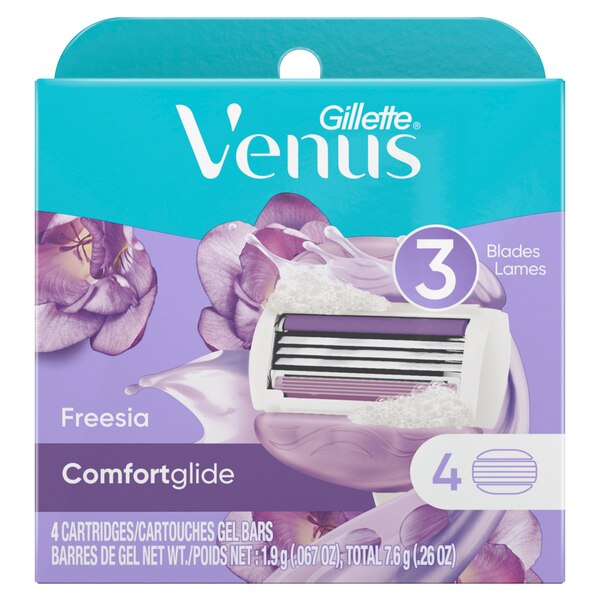 Gillette Venus ComfortGlide Freesia Women's Razor Blade Refills
