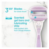 Gillette Venus ComfortGlide Freesia Women's Razor Blade Refills, thumbnail image