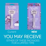Gillette Venus ComfortGlide Freesia Razor + 2 Razor Blade Refills, thumbnail image