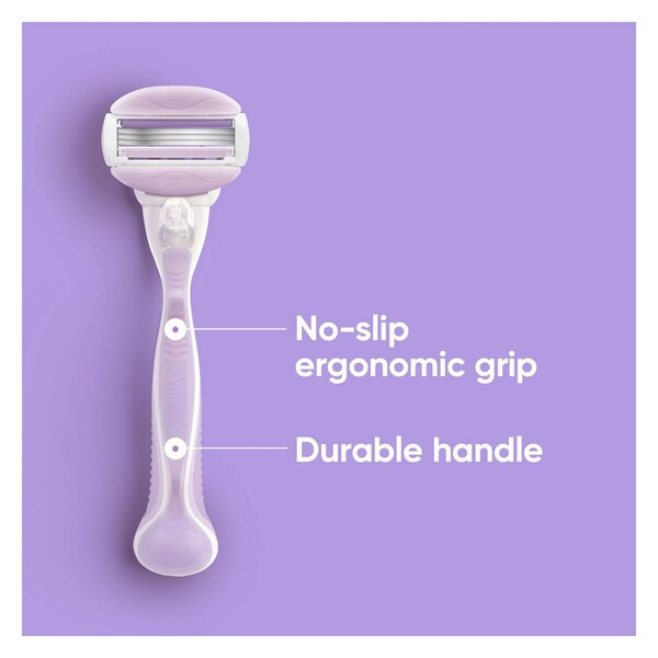 Gillette Venus ComfortGlide Freesia Razor + 2 Razor Blade Refills