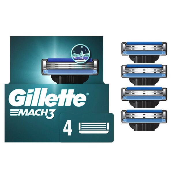 Gillette Mach3 3-Blade Razor Blade Refills