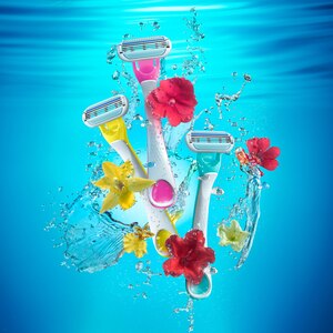 Gillette Venus Tropical 3-Blade Disposable Razors, 6 CT