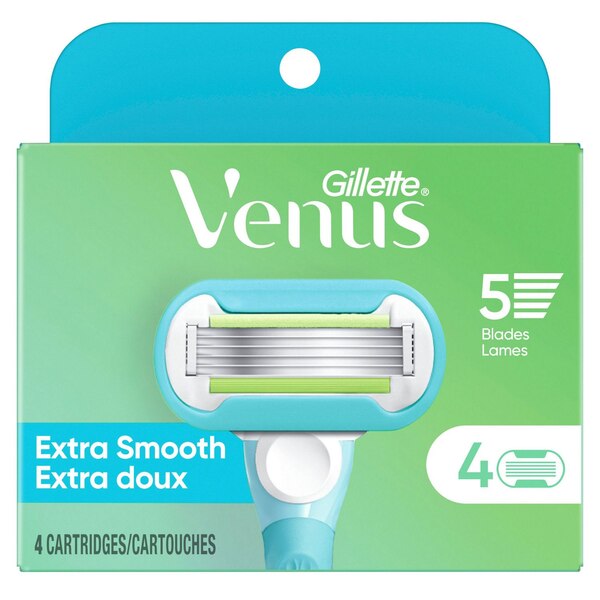 Gillette Venus Extra Smooth 5-Blade Razor Blade Refills