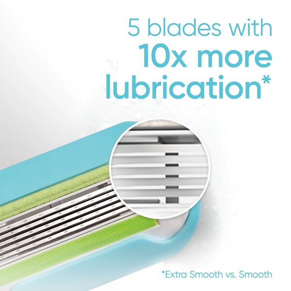 Gillette Venus Extra Smooth 5-Blade Razor Blade Refills
