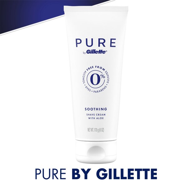 PURE by Gillette Men's Shaving Cream, 6 OZ
