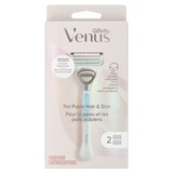 Gillette Venus Pubic Hair & Skin Razor + 2 Razor Blade Refills, thumbnail image 1 of 9