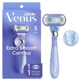 Gillette Venus Deluxe Smooth Swirl 5-Blade Razor + 1 Razor Blade Refill, thumbnail image