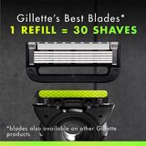 Gillette Labs Men's Razor Blade Refills, 6 CT, thumbnail image