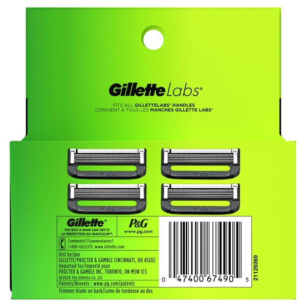 Gillete Labs Men's Razor Blade Refills
