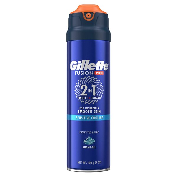 Gillette PRO Sensitive Shave Gel, 7 OZ