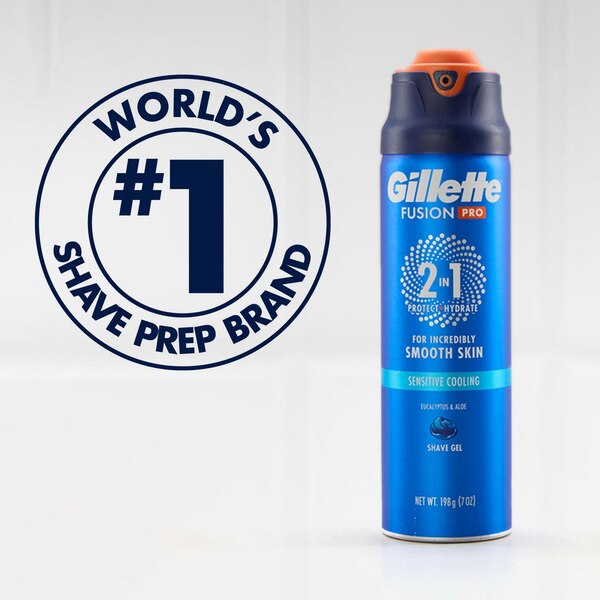 Gillette PRO Sensitive Shave Gel, 7 OZ