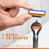 Gillette Fusion5 5-Blade Razor + 5 Razor Blade Refills, thumbnail image