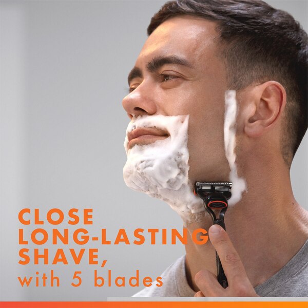 Gillette Fusion5 5-Blade Razor + 5 Razor Blade Refills