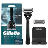 Gillette Intimate Pubic Hair Razor + 2 Razor Blade Refills, thumbnail image