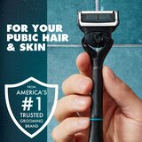 Gillette Intimate Pubic Hair Razor + 2 Razor Blade Refills, thumbnail image