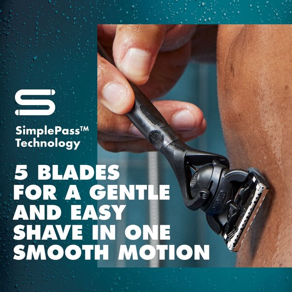 Gillette Intimate Pubic Hair Razor + 2 Razor Blade Refills