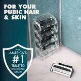 Gillette Intimate Pubic Hair 5-Blade Razor Blade Refills, 4 CT, thumbnail image