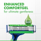 Gillette Sensor 3 Sensitive 3-Blade Disposable Razors, 12 CT, thumbnail image