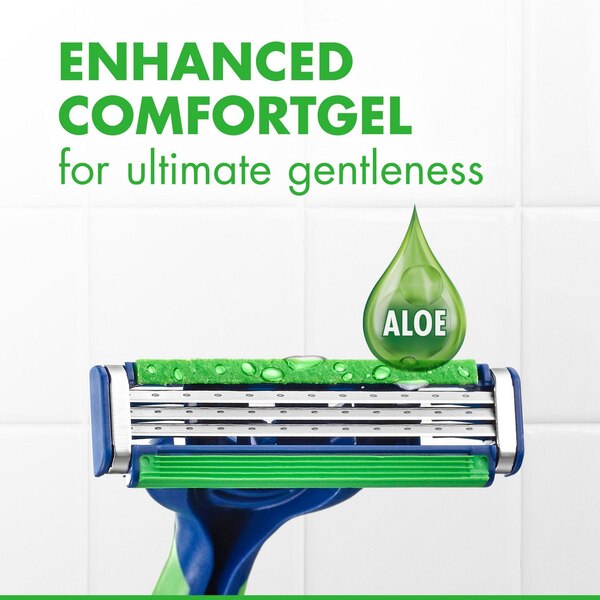 Gillette Sensor 3 Sensitive 3-Blade Disposable Razors, 12 CT
