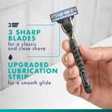 Gillette Mach3 3-Blade Razor + 6 Razor Blade Refills, thumbnail image