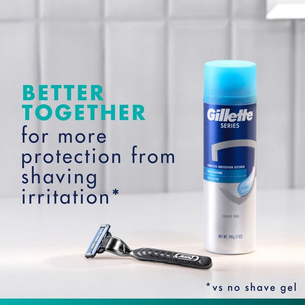 Gillette Mach3 3-Blade Razor + 6 Razor Blade Refills