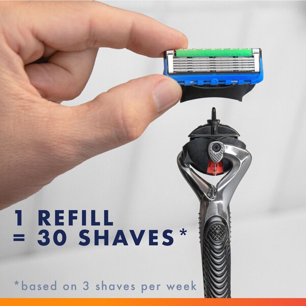 Gillette ProGlide Razor for Men, Handle + 4 Blade Refills