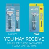 Gillette Venus Smooth 3-Blade Razor + 6 Razor Blade Refills, thumbnail image