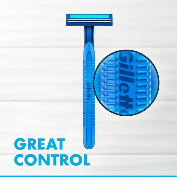 Gillette Prestobarba Ultra Grip 2 Fixed Disposable Razors, 10 CT