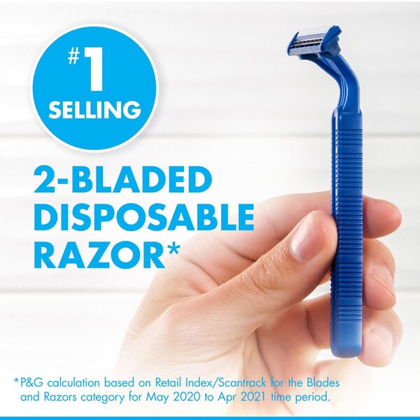 Gillette Sensor 2 Lubrastrip Pivot Disposable Razors, 25 CT