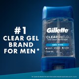 Gillette Clear Gel Antiperspirant Deodorant, Cool Wave, 3.8 OZ, Triple Pack, thumbnail image