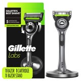 GilletteLabs 5-Blade Razor + 1 Razor Blade Refill + 1 Razor Stand, thumbnail image