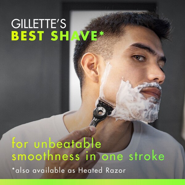 GilletteLabs 5-Blade Razor + 1 Razor Blade Refill + 1 Razor Stand