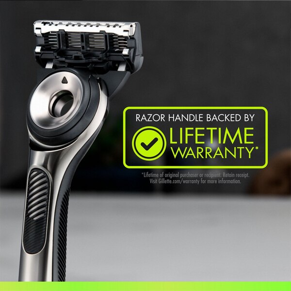 GilletteLabs 5-Blade Razor + 1 Razor Blade Refill + 1 Razor Stand