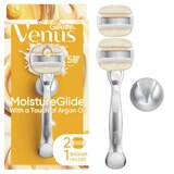 Venus MoistureGlide Women's Razor, Razor + 2 Blade Refills With Shower Holder, thumbnail image