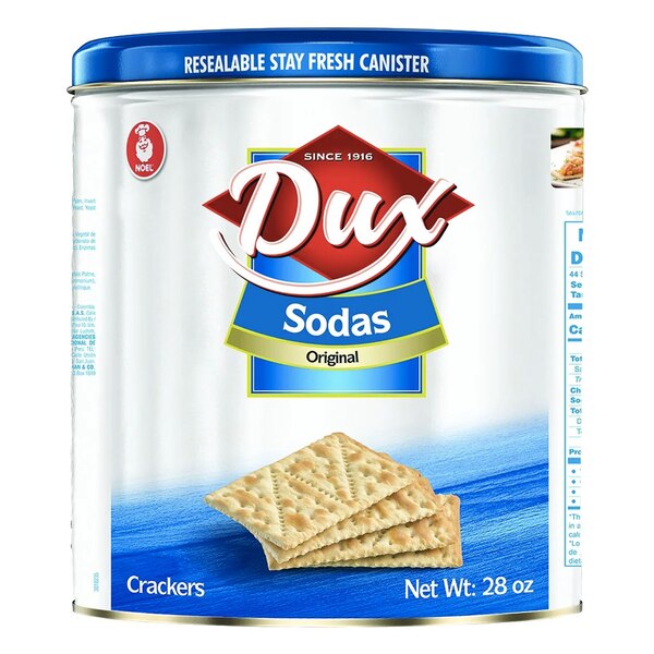 Dux Soda Crackers, Original, 28 OZ Tin