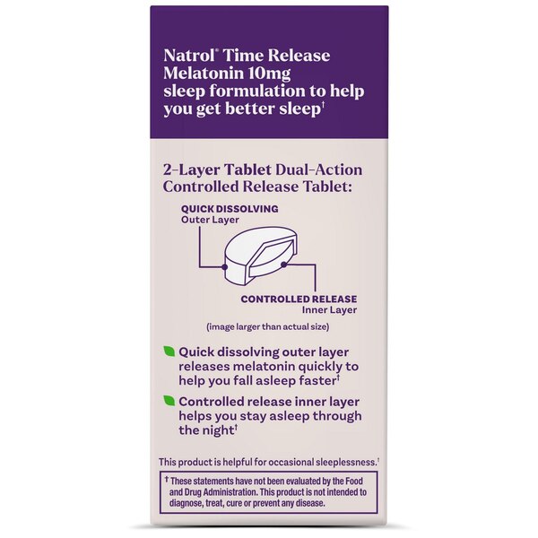 Natrol Advanced Sleep Melatonin 10 MG Tablets, 60CT