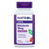 Natrol Maximum Strength Melatonin 10 MG Tablets, 60 CT, Strawberry, thumbnail image